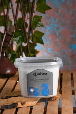 Efsina İyotlu İnce Deniz Tuzu 2 KG