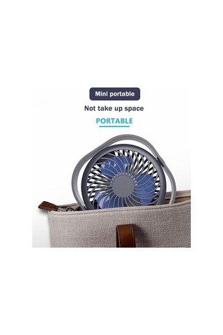 Usb Masa Fan Taşınabilir Masaüstü Masa Fan 360 Rotasyon İle Ayarlanabilir Güçlü Rüzgar Sessiz Mini Fan Ofis Ev Usb Gadgets Fftzm1 Mavi