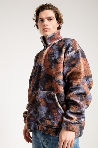 Jahr Marc Kamuflaj Baskılı Oversize Peluş Erkek Ceket(529006422)