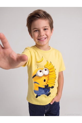 Minions 2-9 Yaş Tişört - Sarı