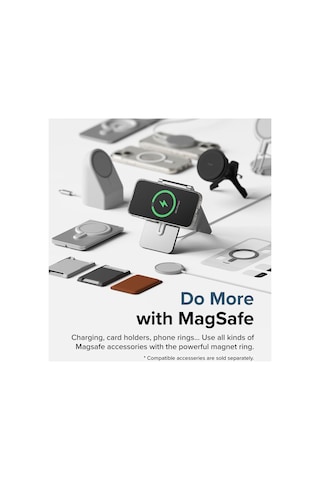 Apple İphone 15 Uyumlu Magsafe Kılıf Kamera Korumalı Sararma Karşıtı Silikon Şeffaf Kılıf Resimde Görünen