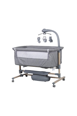 Prego Carmela Elektrikli Anne Yanı Beşik - Gri