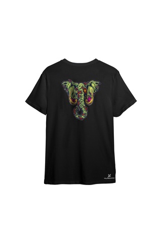 Magical Elephant Unisex T-shirt - Siyah