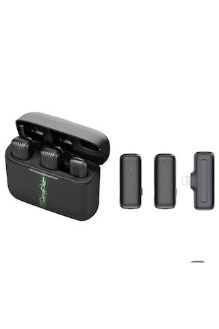 J13 Iphone Uyumlu Lightning Kablosuz Yaka Mikrofonu Gürültü Azalt