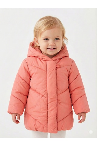 Xo Kids Kız Çocuk Mont 6-18 Ay 22534 Pembe