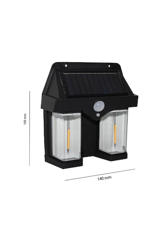 20w Sensörlü Solar Aplik 3200k Sarı Işık