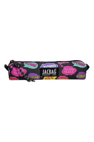 Jacbag Prizma Jac Tek Bölmeli Selfie Kız ve Erkek Çocuk Kalemlik Çok Renkli