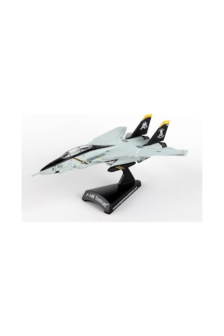 Daron Dünya Çapında Ticaret Posta Damgası F-14 Tomcat Vf-103 Jolly Rogers 1/16o Ölçekli Uçak Modeli