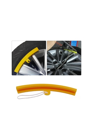 Maiyame Lastik Montaj Koruyucu Kılıfı 6 Adet 19,5 İnç - Aşınma Ve Çizikten Koruma - Sarı