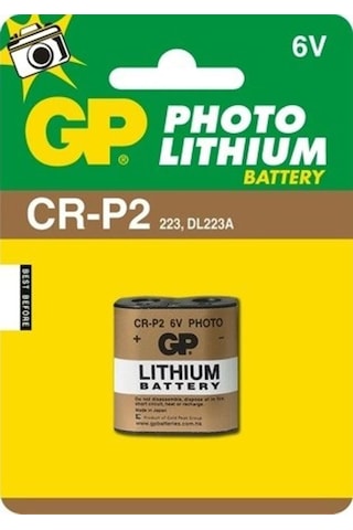 Gp Crp2 6V Lityum Fotoğraf Makinesi Pili