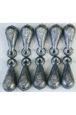 Olta Kurşunu 10 Gram Damla 10 Adet