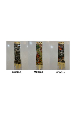 Giyilebilir Dövme 3 Çift 6 Adet Kol Çorap Dövmesi Sleeve Tattoo Set1