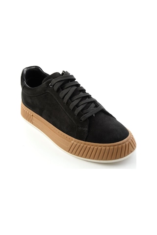 Bambi Siyah Nubuk Hakiki Deri Erkek Sneaker E01774007001