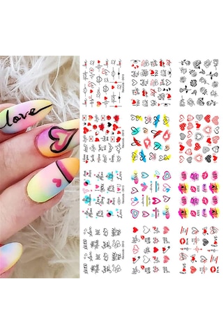 Su Transferli Nail Art Sticker D013 53012-1