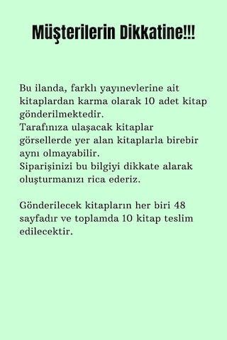 2. 3. 4. Sınıflar İçin Görselli Çocuk Hikaye Öykü Kitapları Karma 10 Kitap - Her Kitap 48 Sayfa