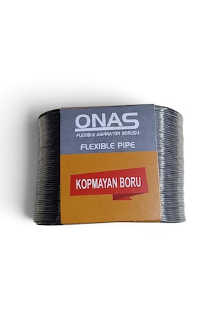 Onas Flexible Alüminyum Aspiratör Davlumbaz Baca Gider Borusu 127 Mm 3 Metre