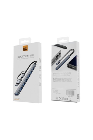 Nettech Nt-ot03 Usb Host To Type-c Dönüştürücü Gri