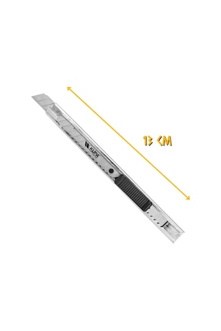 Kupa Metal Dar Maket Bıçağı Falçata - 9 X 0.4 Mm. - 3 Adet