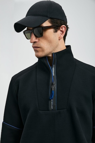 Lufian Erkek Art Sweatshirt 112030191 Siyah Siyah