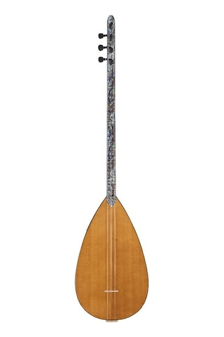 Saz-z-2-2 Ceviz-abalone Klavye Kısa Sap Bağlama