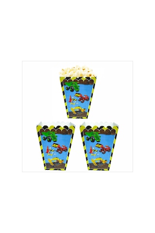 İnşaat Temalı Mısır Kutusu 8 Adet Tüm Yaşlar