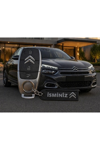 İsimli Citroen Anahtarlık , Kişiye Özel - Hediyelik İsimli Araç Logolu Anahtarlık - İsimli Citroen A