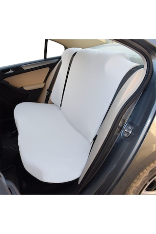 Kia Stonic Oto Servis Kılıfı Düz Beyaz Komple Set