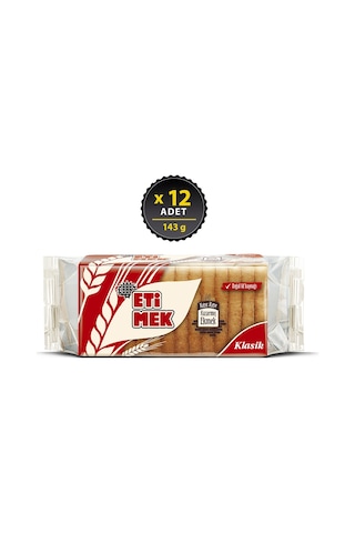 Eti Etimek Klasik Kızarmış Ekmek 12 x 143 G