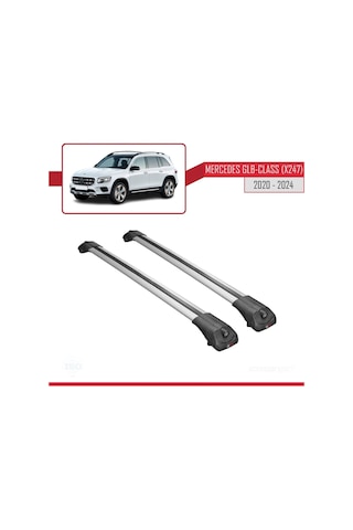 Mercedes Glb-class X247 2020 Ve Sonrası İle Uyumlu Ace-1 Ara Atkı Tavan Barı Gri