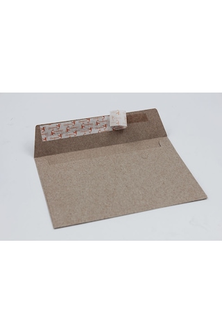 Zarfsan Elvan Silikonlu İmitasyon Kraft Zarf 90 G 114x162 MM 500 Adet