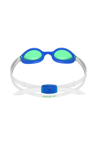 Speedo Hiper Flyer Üniseks Çocuk Yüzücü Gözlüğü, Rahat Kalıp, Ayarlanabilir Tasarım, Buğulanmaz, Su Geçirmez, Pop Mor, Tek Boy Açık Gri
