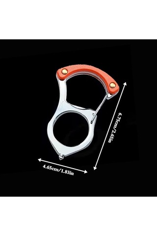 Kendi Kendini Koruma Kancalı Araba Anahtarlığı, Dış Mekan Paslanmaz Çelik Diğer