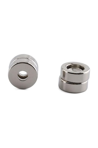 Ø15X5X5 Mm - Delikli Neodyum Mıknatıs (5 Adet Set)