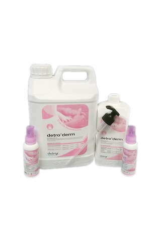 Detrox Detro Derm El Dezenfektanı Set Bidon 5 L + 1 L Pompalı + 2 x 100 ML