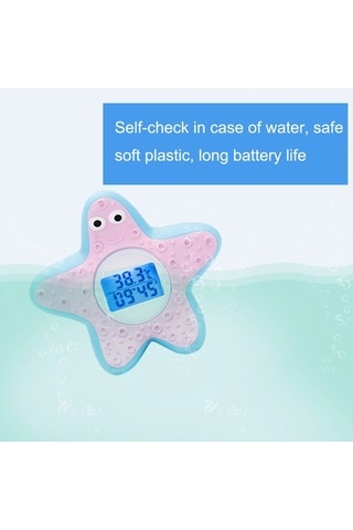 Sones Mty-805 Karikatür Çocuk Elektronik Su Termometresi Pembe