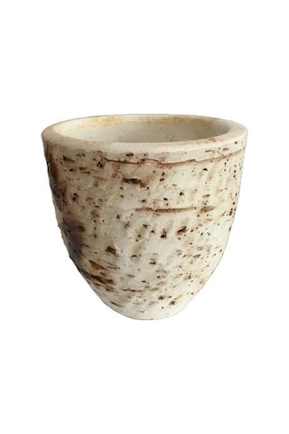 Antik Görünümlü Eskitme Toprak Saksı 13cm 15 Cm