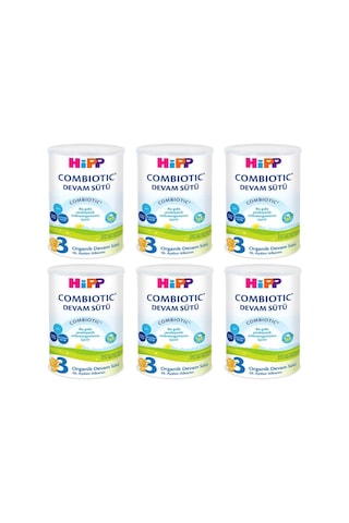 Hipp Organik 3 Devam Sütü 350 G 6 Adet