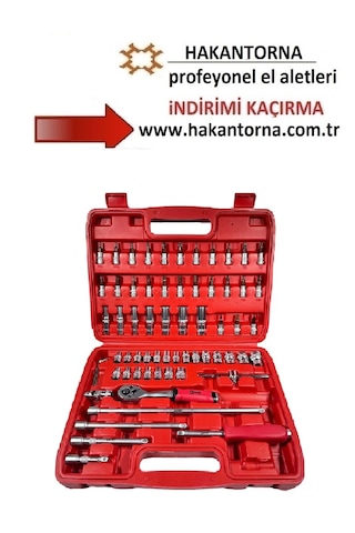Arm Profesyonel 1/4 Lokma Takımı Seti 65 Parça S2 Çelik