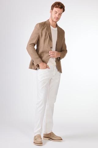 Dufy Vizon Erkek Ceket - Slim Fit Vizon