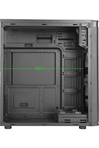 Frisby FC-2905B 400W Mid Tower Bilgisayar Kasası Siyah