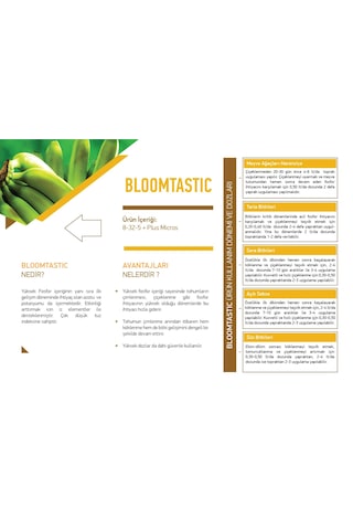 Hekagro Bloomtastic 8-32-5+me Npk Gübre Çözeltisi Sıvı 1l