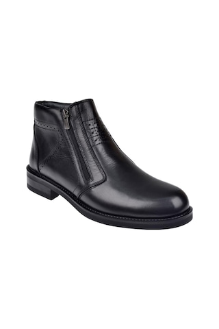 Forelli Hakiki Deri Klasik Erkek Bot For-piel Siyah-siyah Siyah