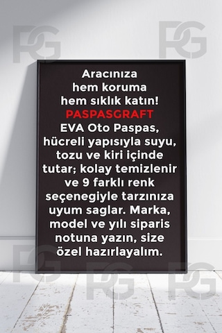 Byd Oto Paspas Araba Paspası Özel Kesim Eva Mavi