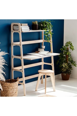 Woodesk Harmonia Ahşap Çalışma Masası, Natural Renk, Cpt4635-100 Naturel