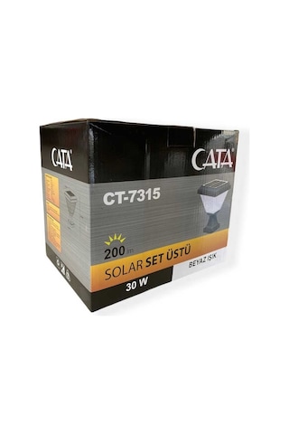 Cata Ct-7315 30w Solar Set Üstü Bahçe Armatür 4000k