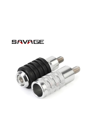 Arka Fren Pedalı Vites Kolu Ayak Mandalları Ayak Dayama Yeri - Gümüş Rengi