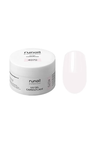 Runail Professional Protez Tırnak Jeli Uv Builder Gel Porcelain French Açık Beyaz Pembe 15gr. 4070