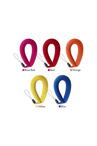 Teltree Turuncu Neopren Su Altı Kamera/ Telefon Kaybolma Önleyici Dalış Float Bileklik 250g Taşıma Kapasitesi