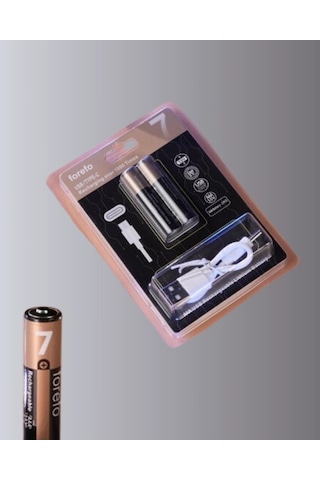 Hızlı Şarj Teknolojili Usb Şarjlı Aaa Pil - 40 Dakikada Tam Şarj