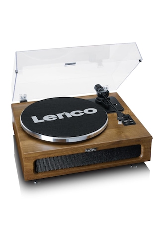 Lenco Ls-410 Wa Ahşap 4 Hoparlörlü Bluetoothlu Pikap Plak Çalar